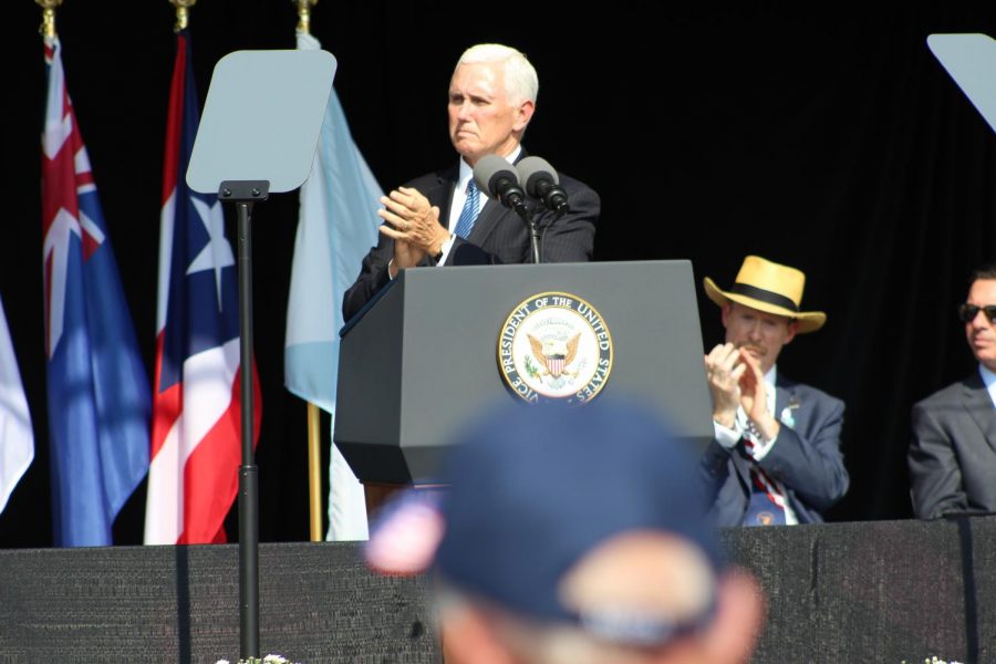 Mike Pence thanks the heroes families