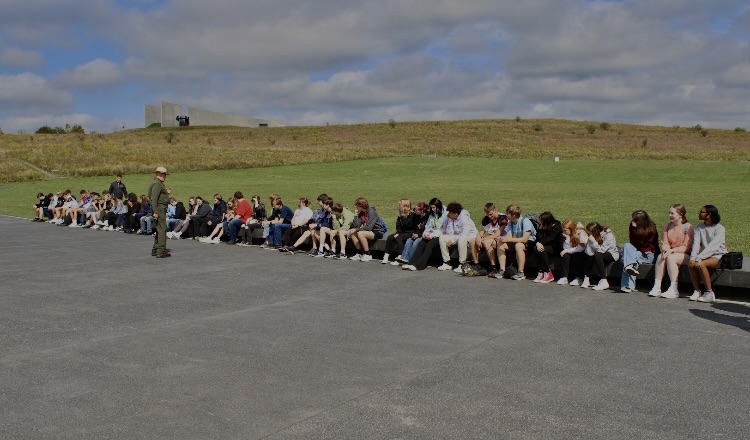 Students visit the Flight 93 National Memorial