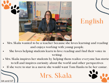 Teacher Feature: Mrs. Skala
